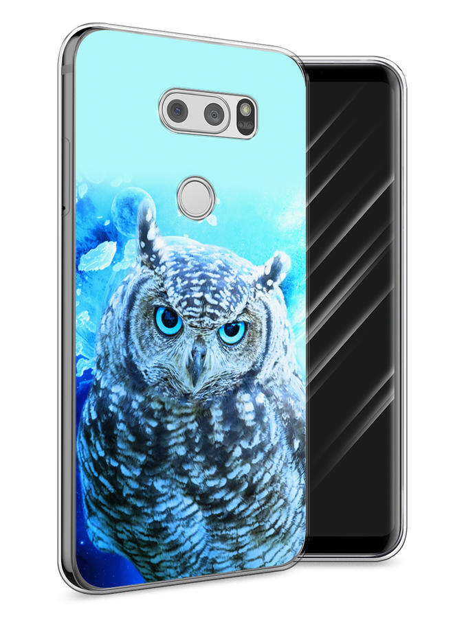 

Чехол Awog на LG V30 "Сова арт 7", Синий;голубой, 83050-1
