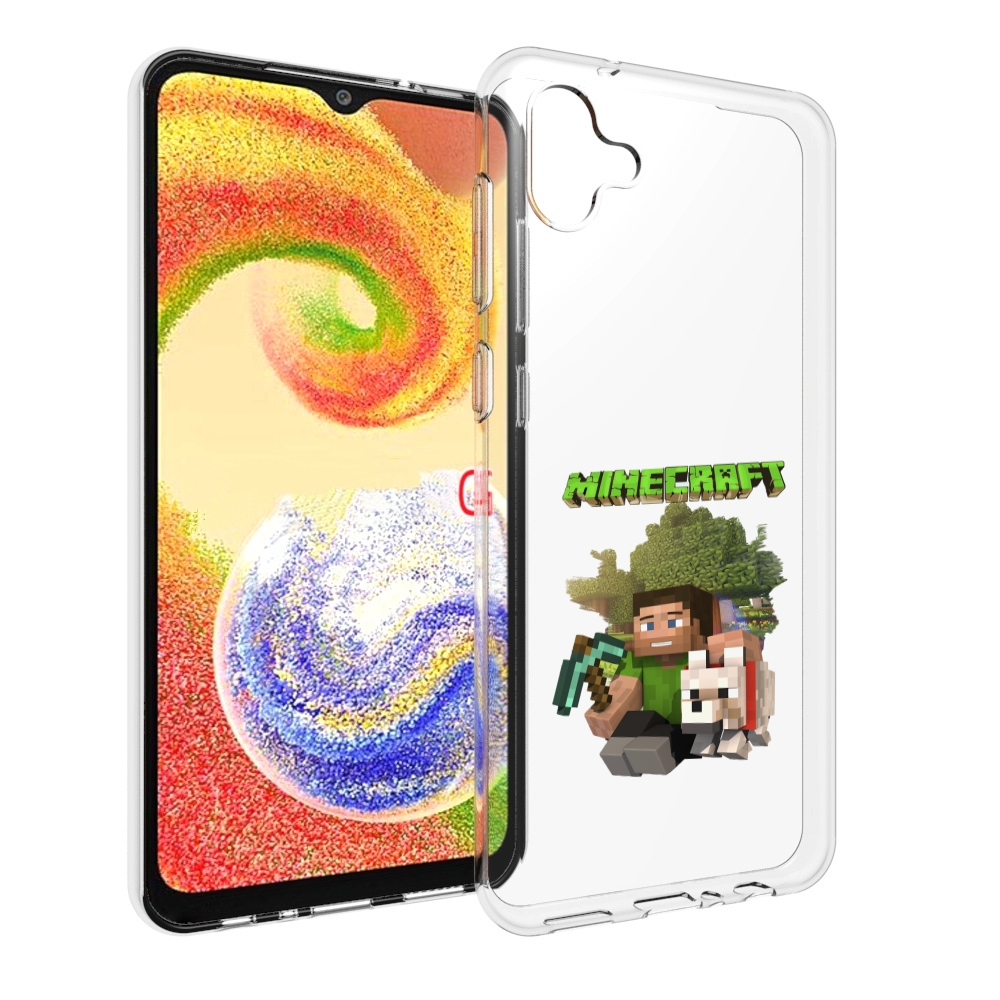 

Чехол MyPads Майнкрафт детский для Samsung Galaxy A04, Прозрачный, Tocco