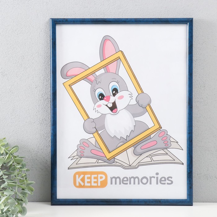 

Фоторамка Keep memories 30х40 см, пластик, 199-синий камуфляж