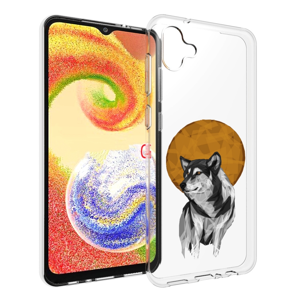 

Чехол MyPads Лунный волк для Samsung Galaxy A04, Прозрачный, Tocco