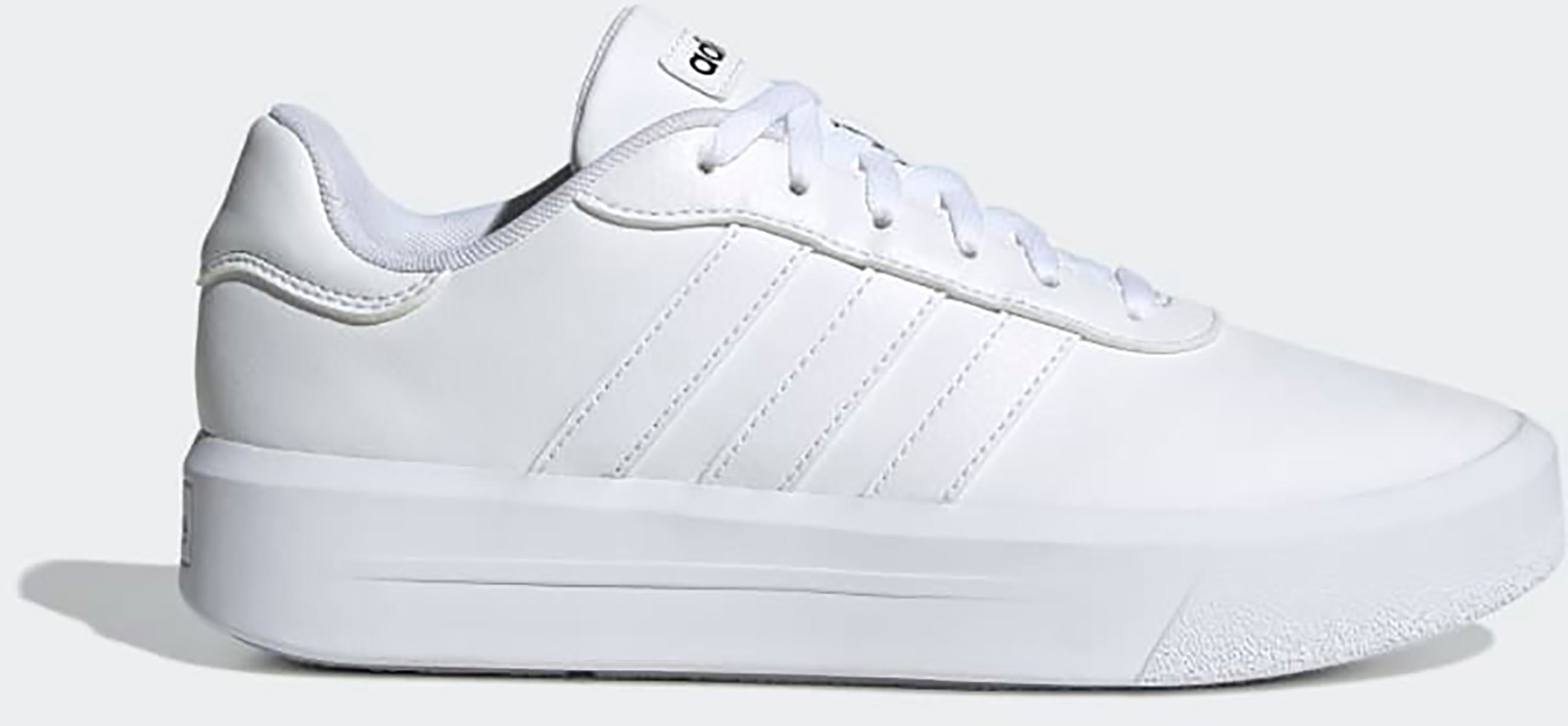 

Кеды женские Adidas Court Platform белые 6 UK, Белый, Court Platform