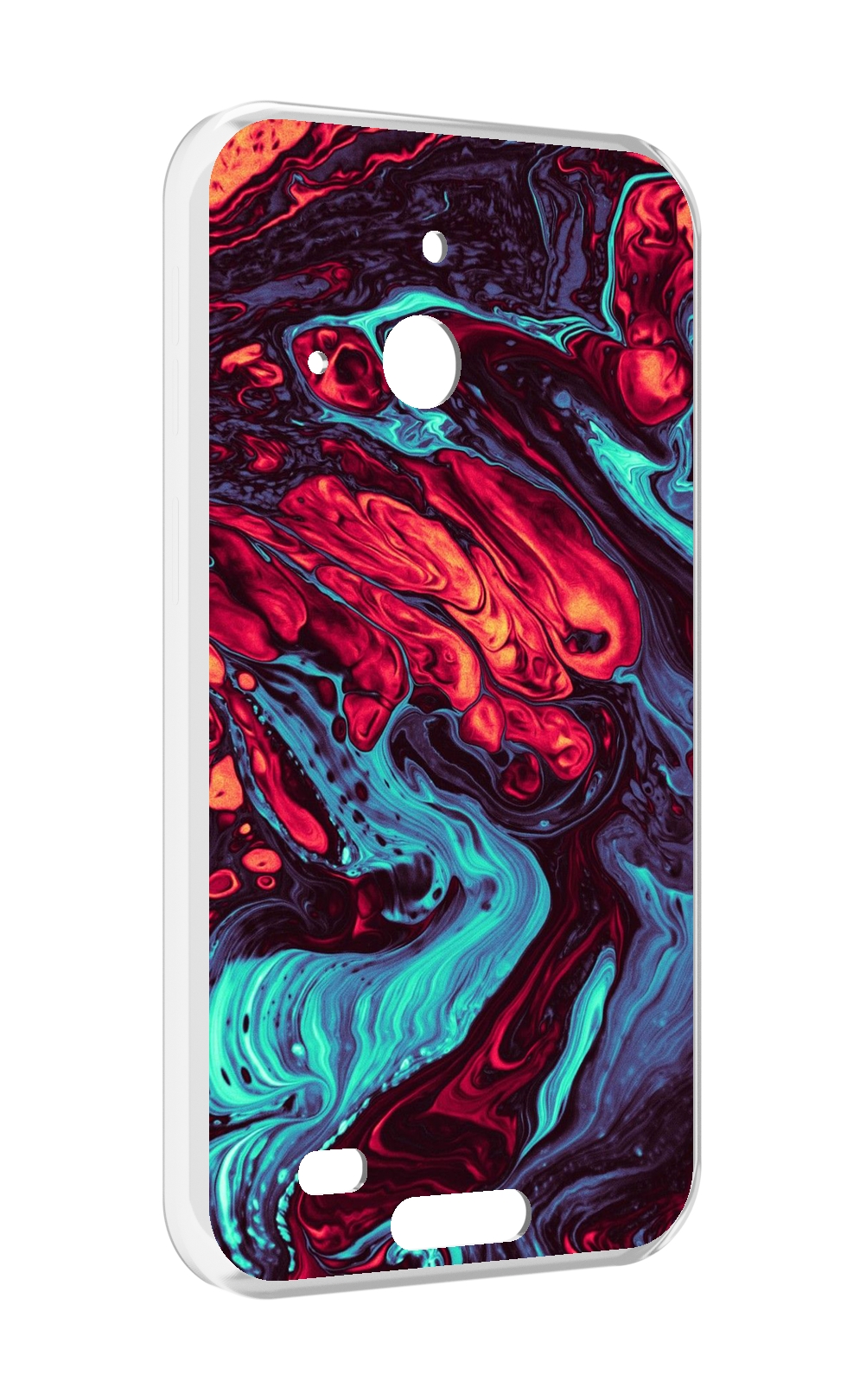 

Чехол MyPads разбавленная краска для Oukitel WP20 / WP20 Pro, Прозрачный, Tocco