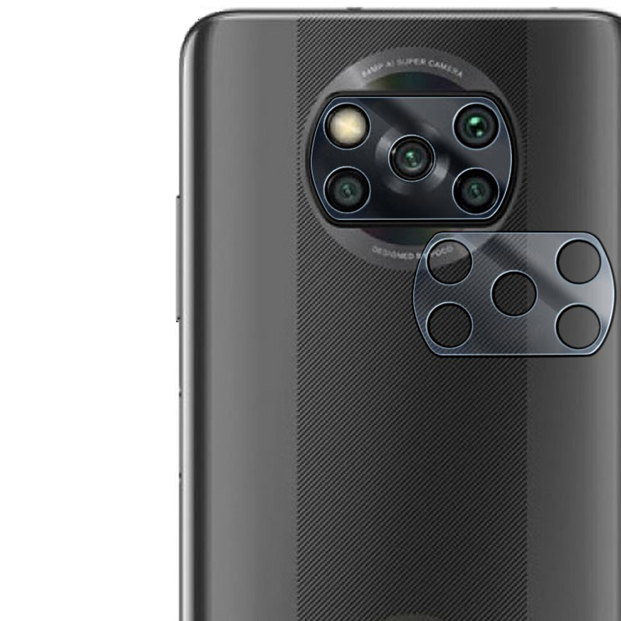 

Стекло защитное гибридное для камеры Xiaomi Poco X3 (2 шт.)