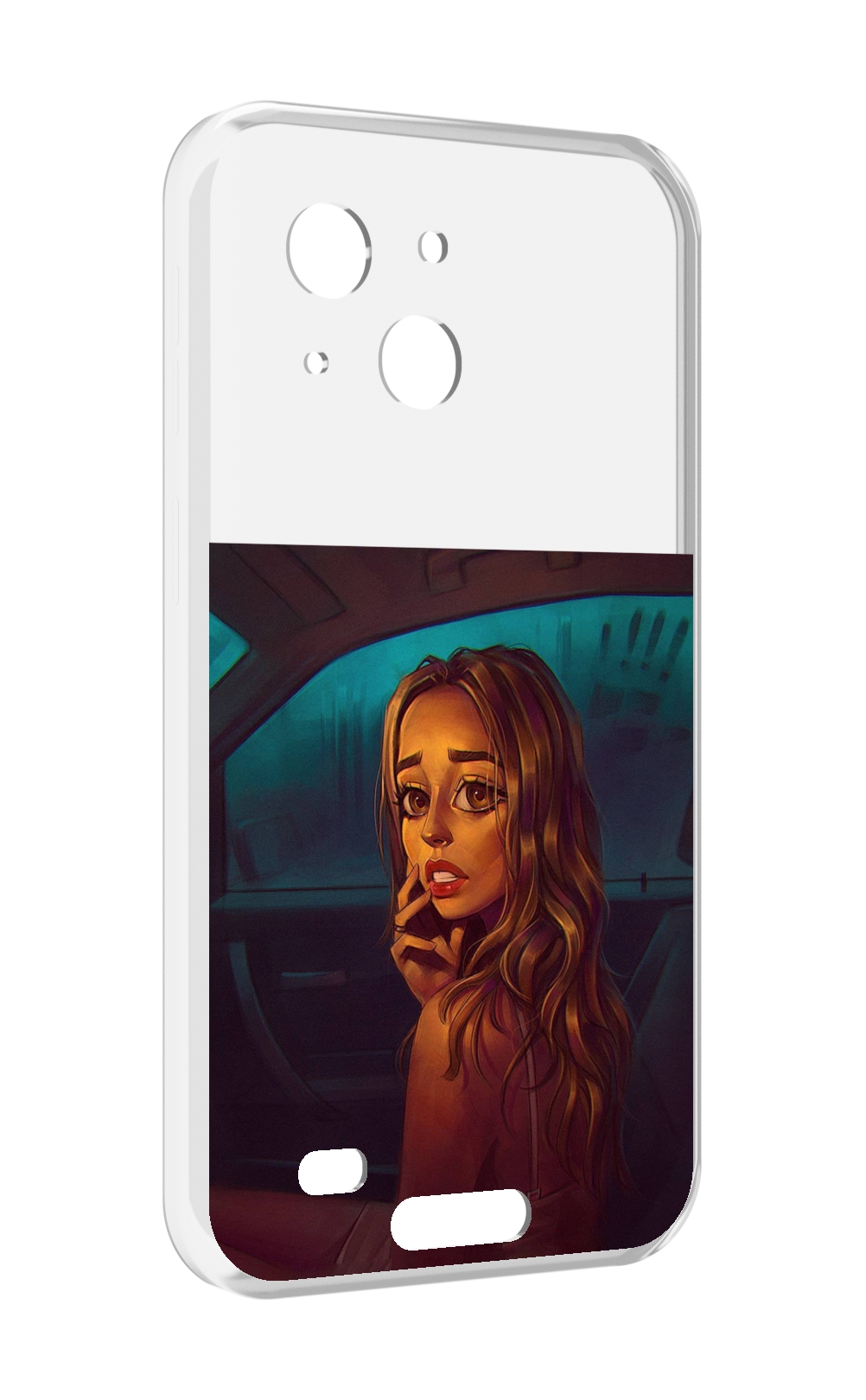 

Чехол MyPads пуп-невесты женский для Oukitel WP20 / WP20 Pro, Прозрачный, Tocco