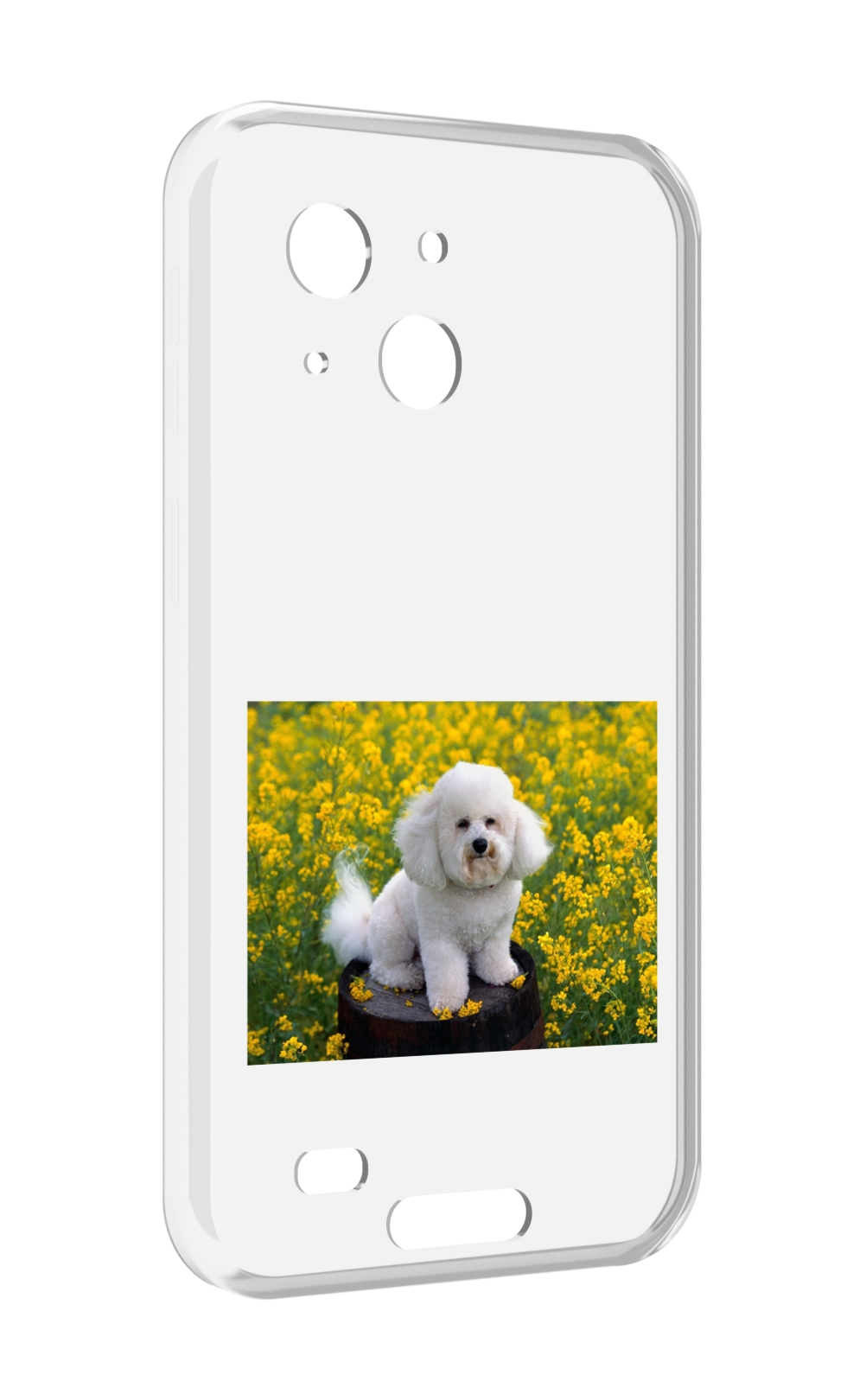 

Чехол MyPads пудель белыи для Oukitel WP20 / WP20 Pro, Прозрачный, Tocco