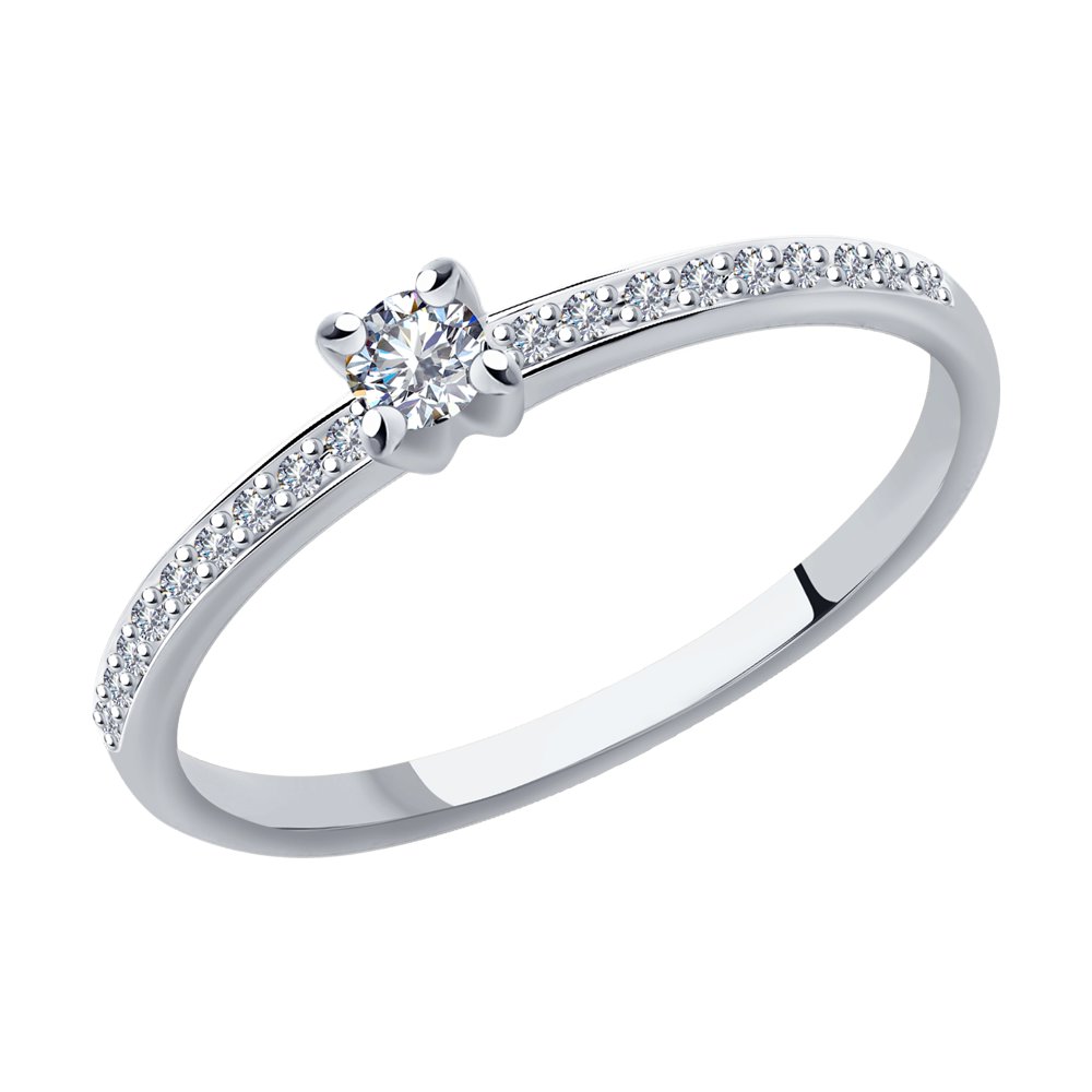 

Кольцо из золота р. 18,5 SOKOLOV Diamonds 1012027, бриллиант, 1012027