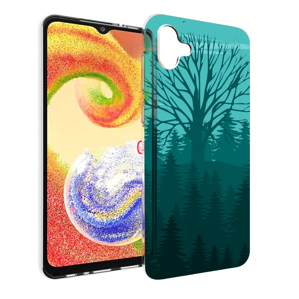 

Чехол MyPads Лес для Samsung Galaxy A04, Прозрачный, Tocco