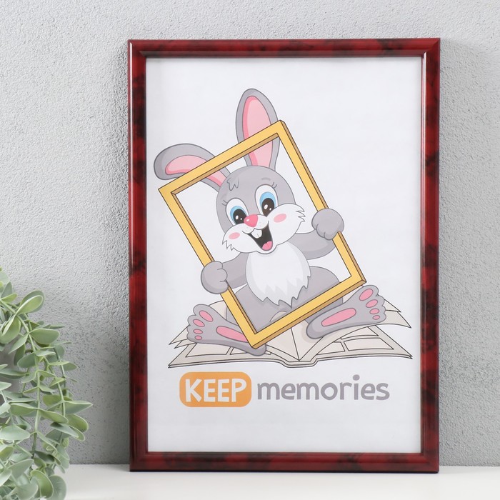 

Фоторамка пластик Keep memories 21х30 см, 199-красное дерево