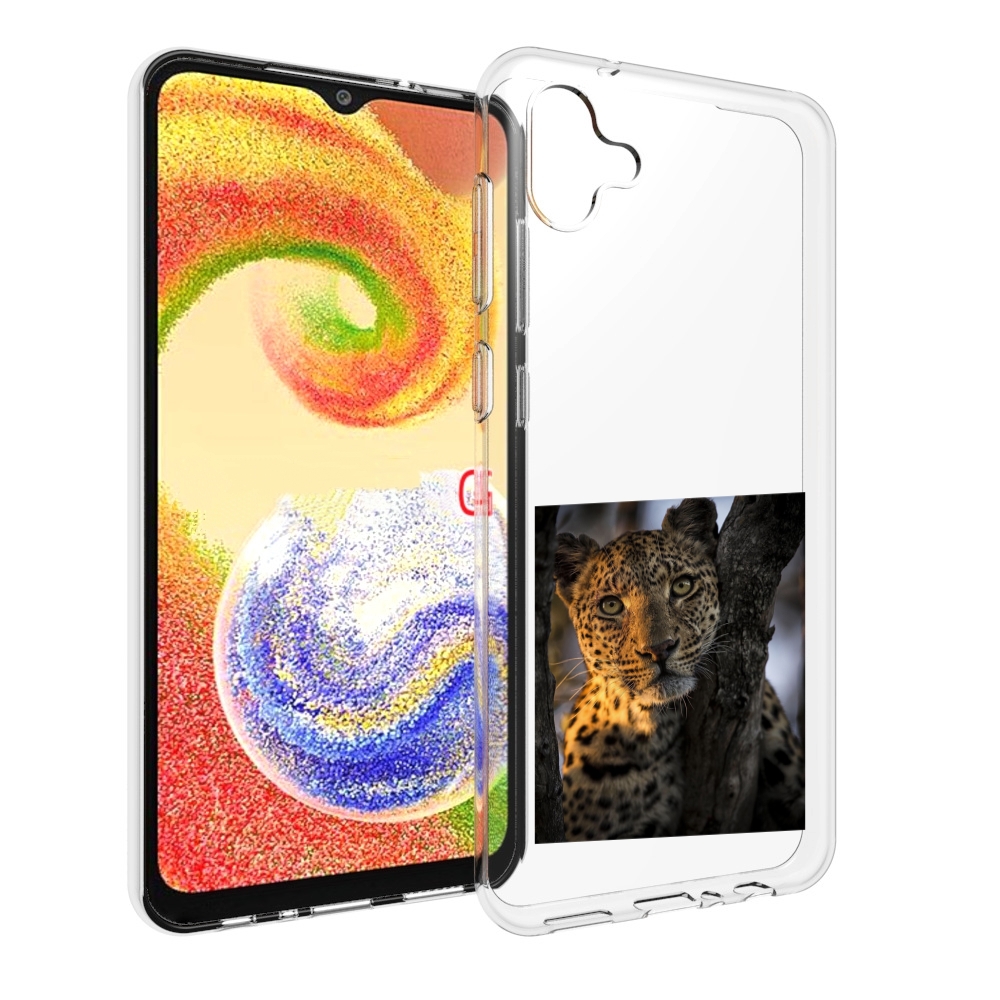 

Чехол MyPads Леопард для Samsung Galaxy A04, Прозрачный, Tocco