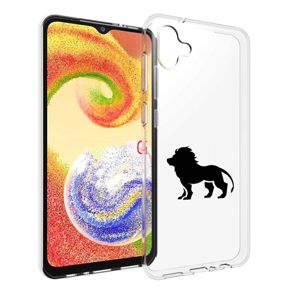 

Чехол MyPads Лев для Samsung Galaxy A04, Прозрачный, Tocco