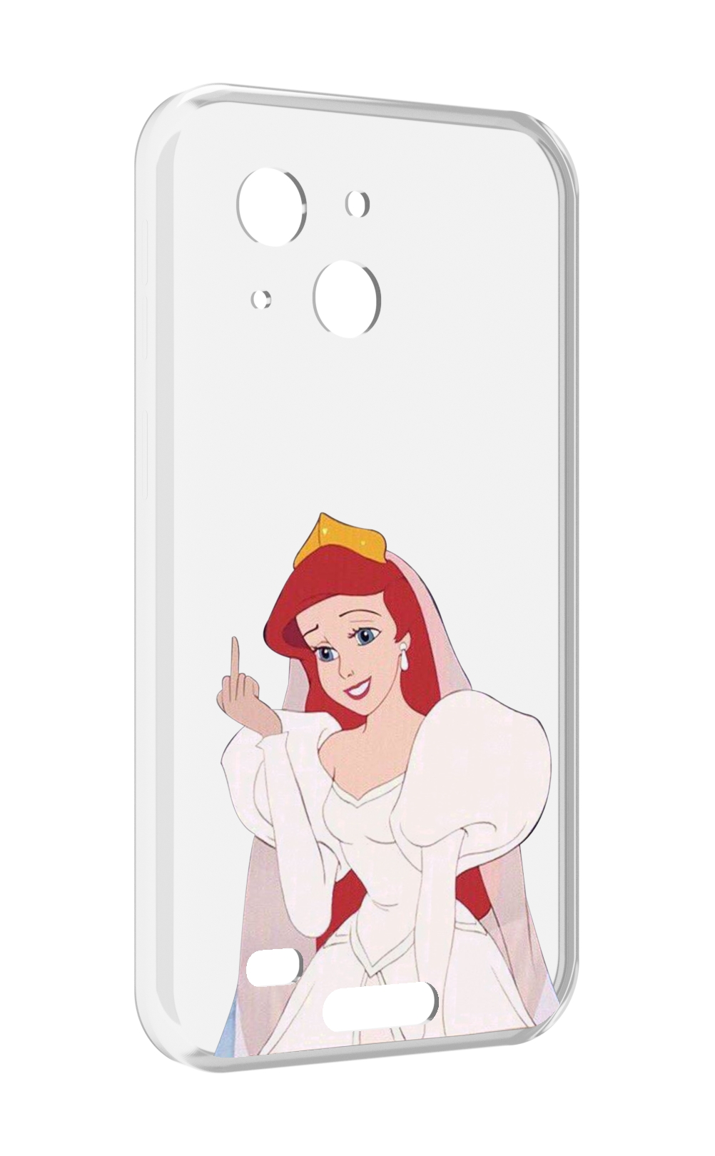 

Чехол MyPads принцесса-Русалочка-Ариель женский для Oukitel WP20 / WP20 Pro, Прозрачный, Tocco