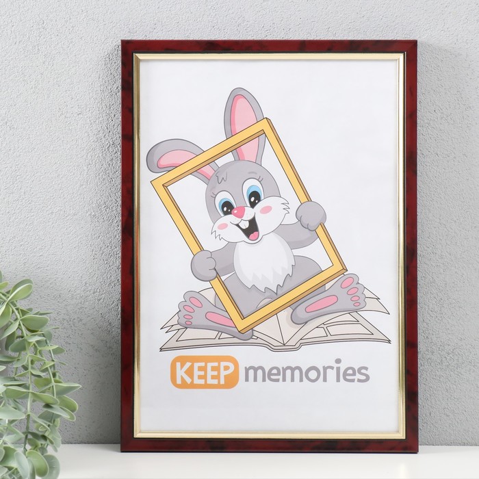 

Фоторамка Keep memories 21х30 см, пластик, 137-красное дерево