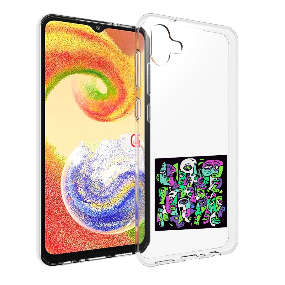 

Чехол MyPads Кривой эфир ATL для Samsung Galaxy A04, Прозрачный, Tocco