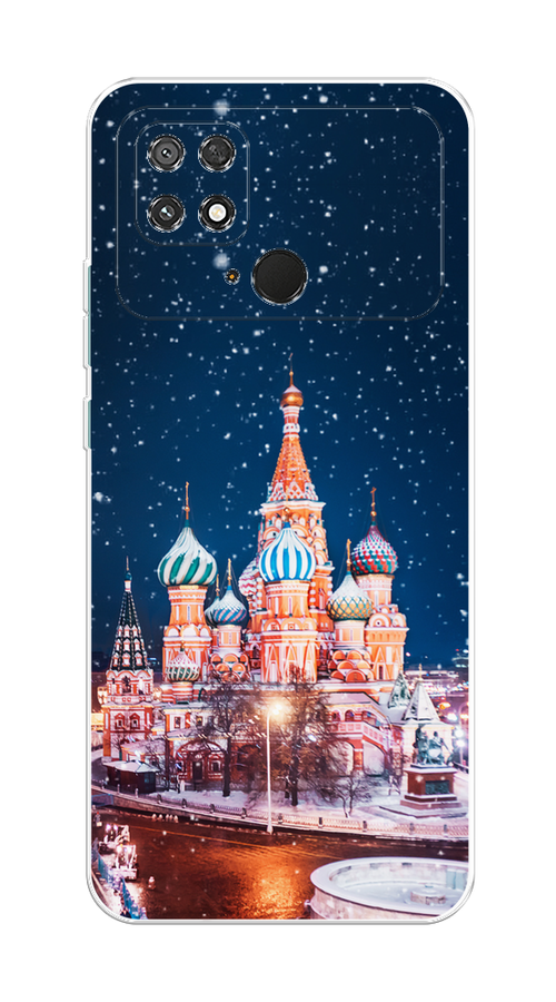 

Чехол на Xiaomi Poco C40 "Москва 1", Коричневый;синий;белый, 315850-1