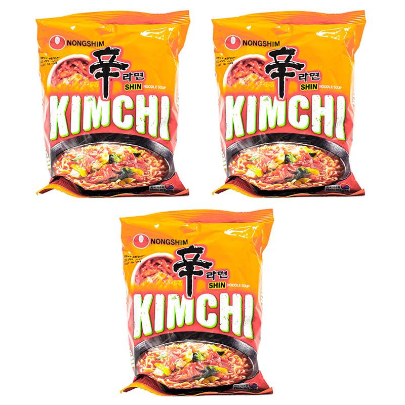 

Лапша Nongshim Kimchi Ramyun (3 шт. по 120 г)