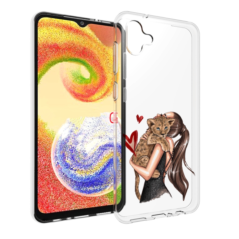 

Чехол MyPads Кошачья-любовь для Samsung Galaxy A04, Прозрачный, Tocco