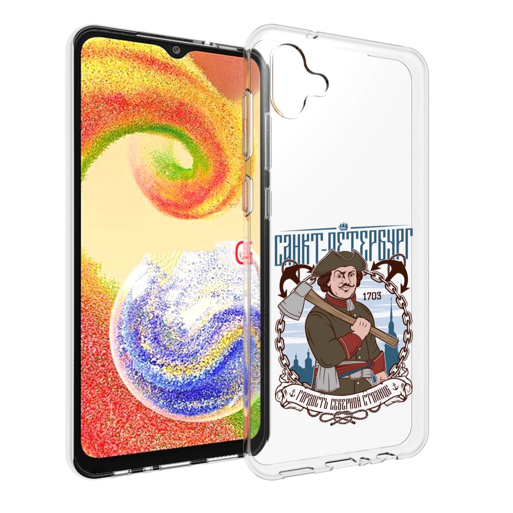 

Чехол MyPads Петр первый для Samsung Galaxy A04, Прозрачный, Tocco