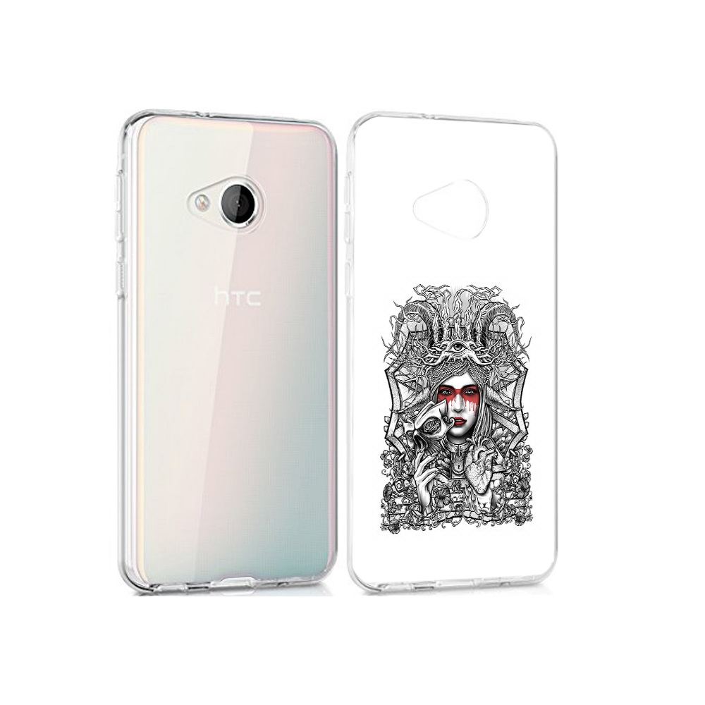 

Чехол MyPads Tocco для HTC U Play грусная девушка, Прозрачный, Tocco