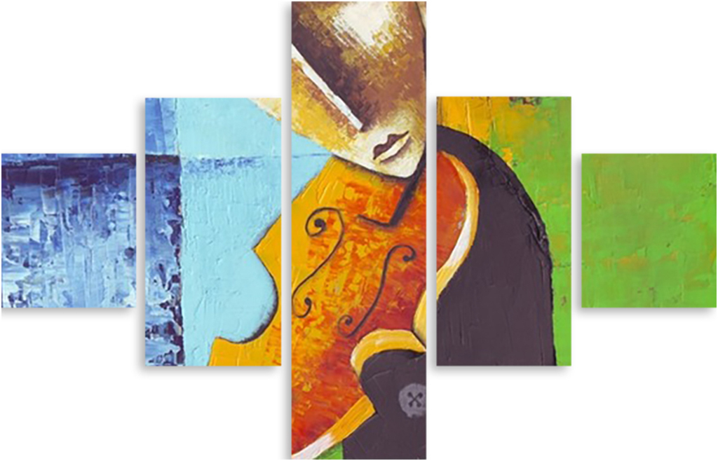 

Картина модульная на холсте Модулка Скрипач 90x61 см, 3969