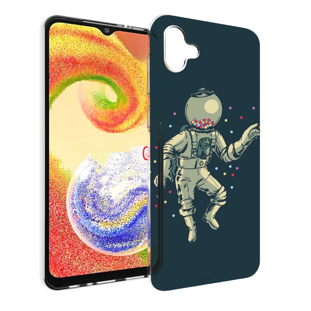 

Чехол MyPads Космонавт для Samsung Galaxy A04, Прозрачный, Tocco
