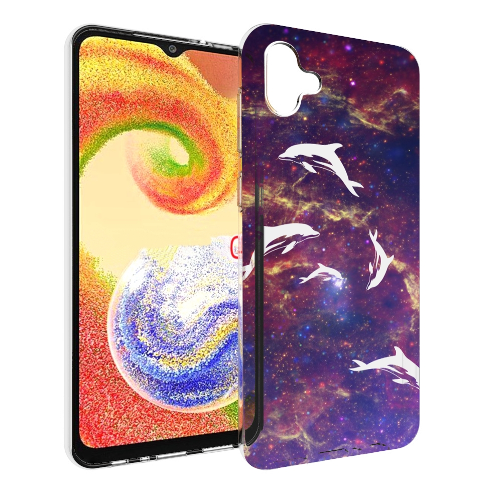 

Чехол MyPads Космические-дельфины для Samsung Galaxy A04, Прозрачный, Tocco
