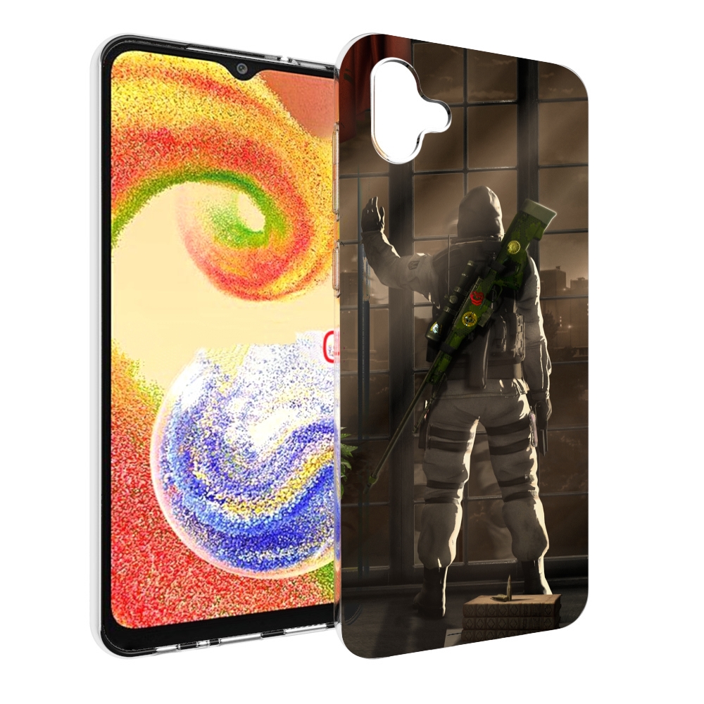 

Чехол MyPads Контр-Страйк-в-дыму для Samsung Galaxy A04, Прозрачный, Tocco