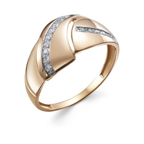 

Кольцо из красного золота с фианитом р. 17,5 Гранат 1.10.11.0831.00-4157, 1.10.11.0831.00-4157