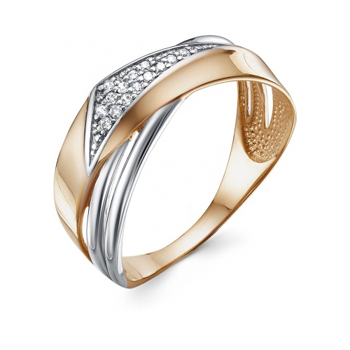 

Кольцо из красного золота с фианитом р. 16 Гранат 1.10.11.0831.00-3969, 1.10.11.0831.00-3969