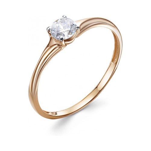 

Кольцо из красного золота с фианитом р. 17,5 Гранат 1.10.11.0831.00-3924, 1.10.11.0831.00-3924