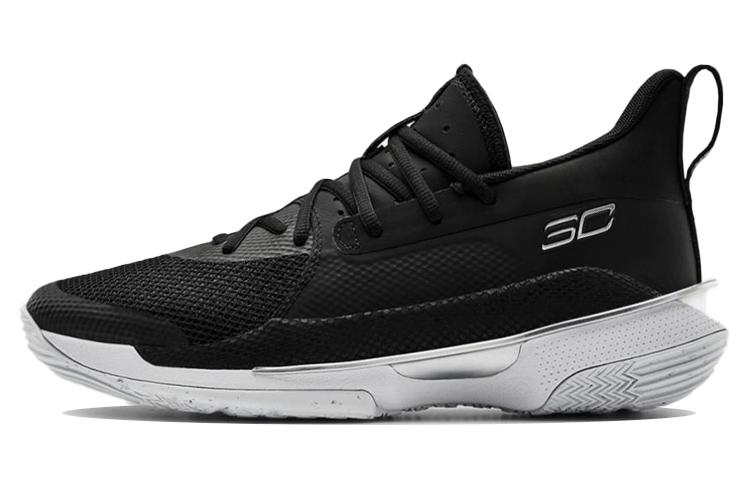 

Кроссовки унисекс Under Armour Curry 7 7 Team черные 45.5 EU, Черный, Curry 7 7 Team