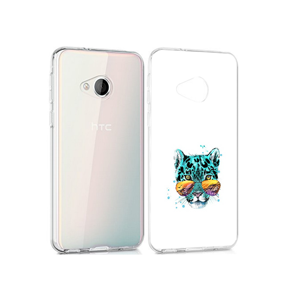 

Чехол MyPads Tocco для HTC U Play голубой лео, Прозрачный, Tocco