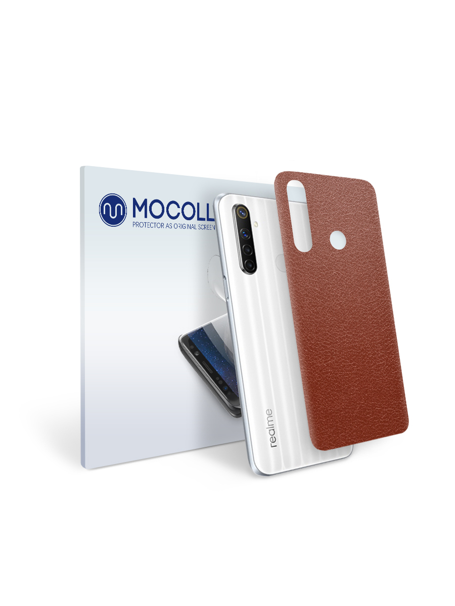 

Пленка защитная MOCOLL для задней панели REALME C3 Кожа Коричневая