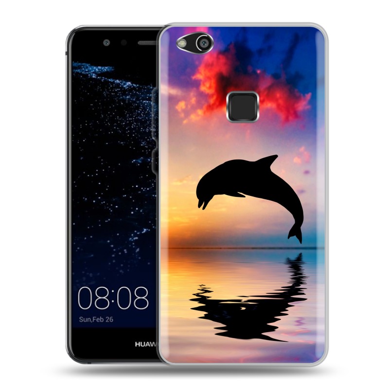 фото Чехол для huawei p10 lite с рисунком и защитой камеры 100gadgets