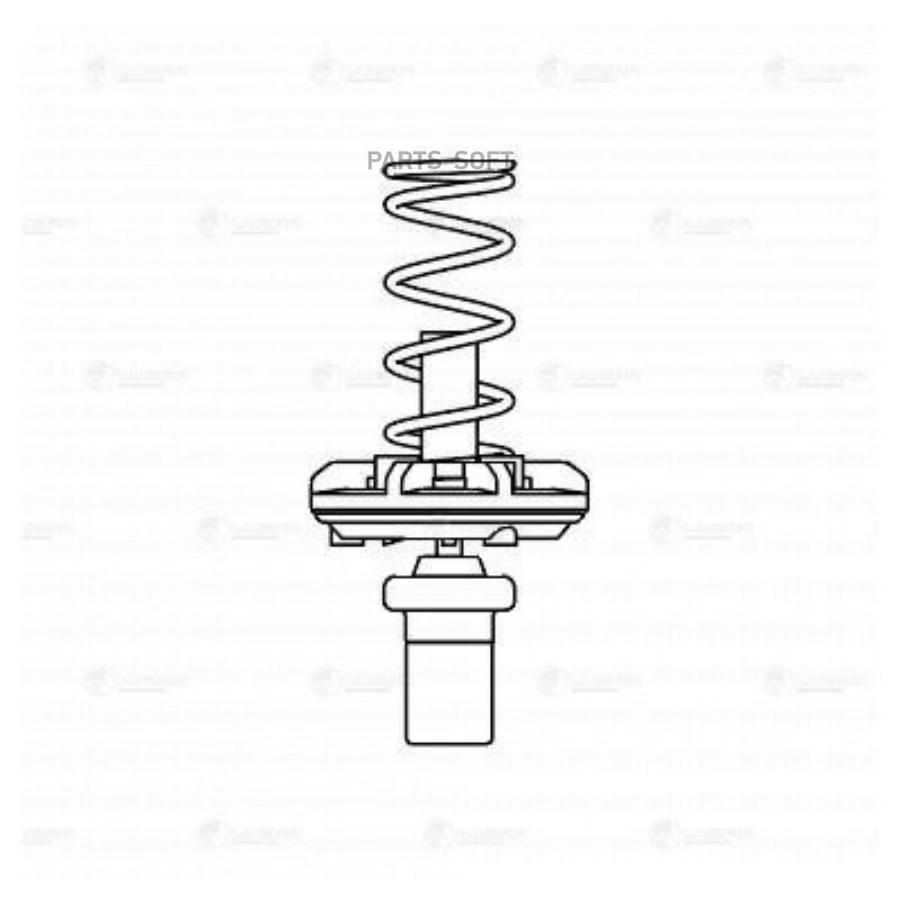 Термостат Для А/М Vw Polo Sedan 10-/Tiguan 08-/Skoda Rapid 12- 83с Термоэл. Lt1854 LUZAR