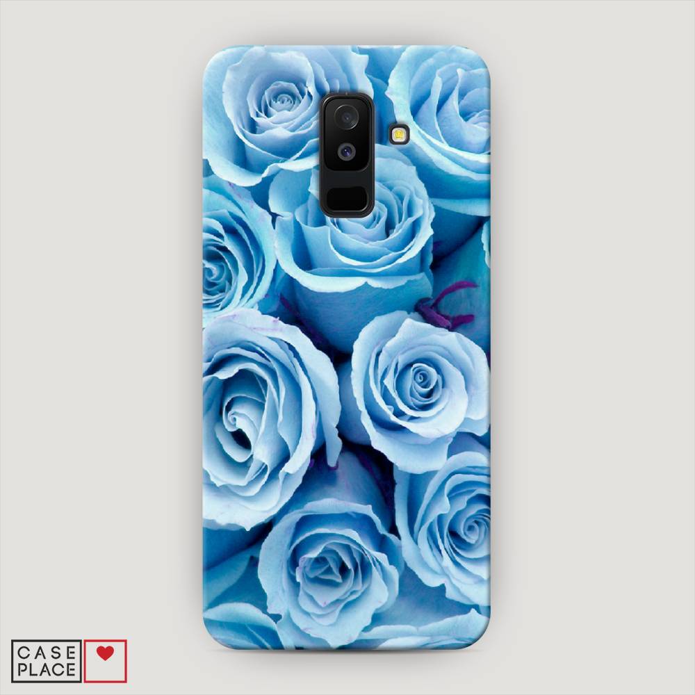

Чехол Awog "Лазурные розы" для Samsung Galaxy A6 +, 26020-6