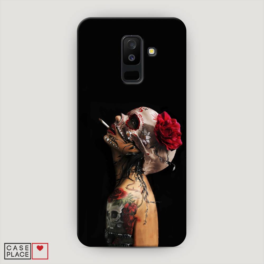 

Чехол Awog "Девушка с черепом" для Samsung Galaxy A6 +, 26020-7