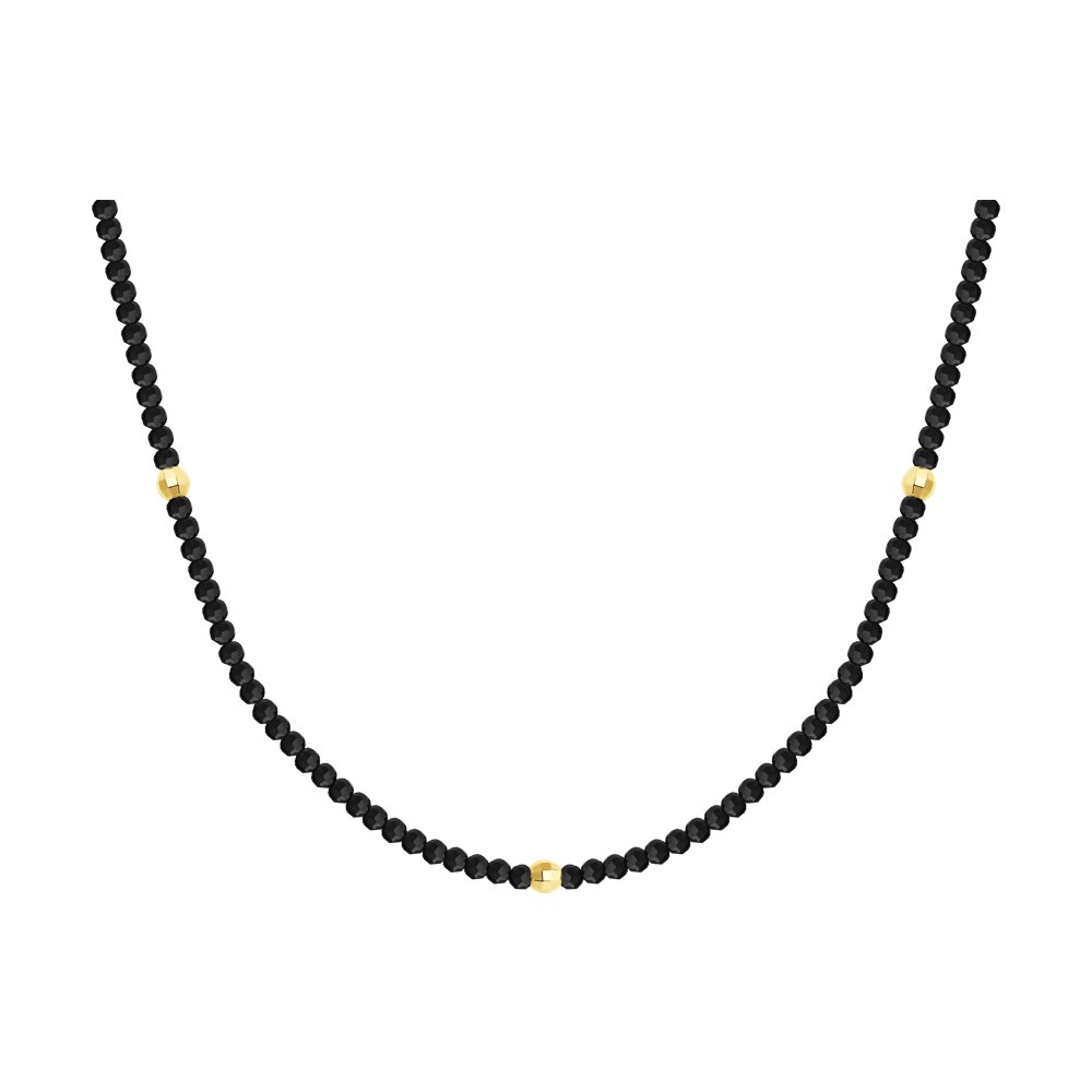 

Бусы из желтого золота 45 см SOKOLOV 770355-2, шпинель, 770355-2