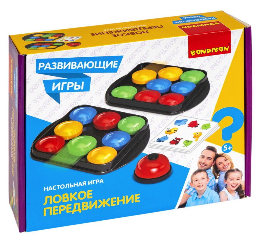 Настольная игра Bondibon Ловкое передвижение 153835 передвижение животных