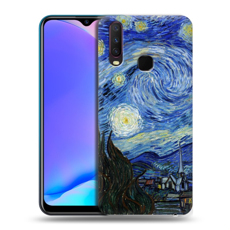 фото Чехол для vivo y11/vivo y17 с рисунком и защитой камеры 100gadgets