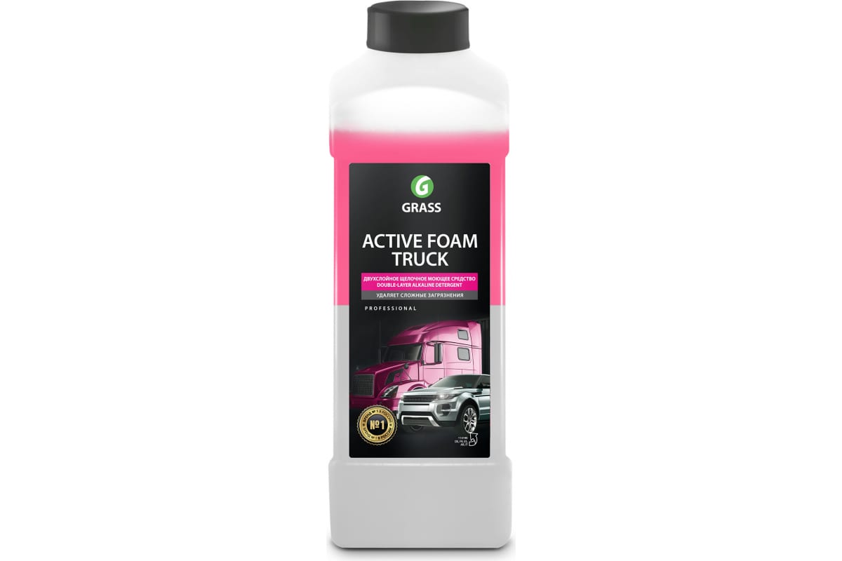 Автошампунь GRASS Active Foam Truck для бесконтактной мойки 1л