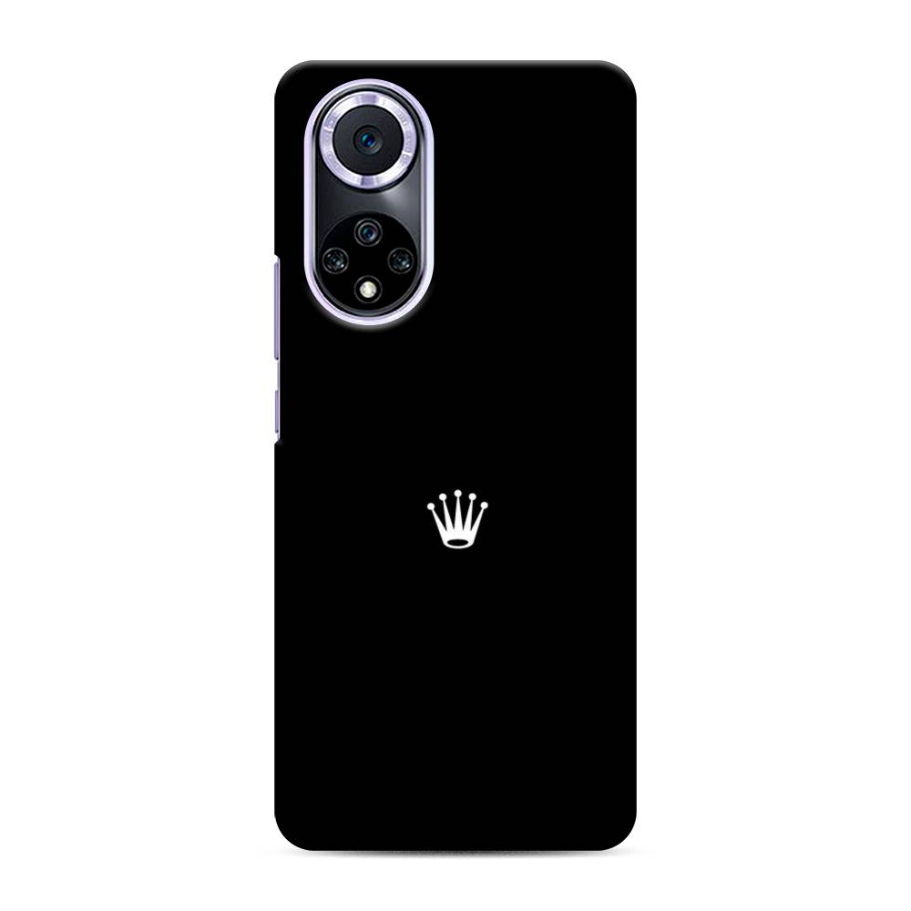 фото Чехол awog "белая корона на черном фоне" для huawei nova 9