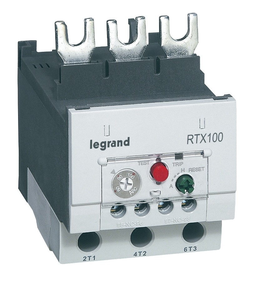 Реле тепловое RTX. 100 54-75A для контакторов CTX. 3P 100 416728 Legrand реле тепловое rtx 100 54 75a для контакторов ctx 3p 100 416728 legrand