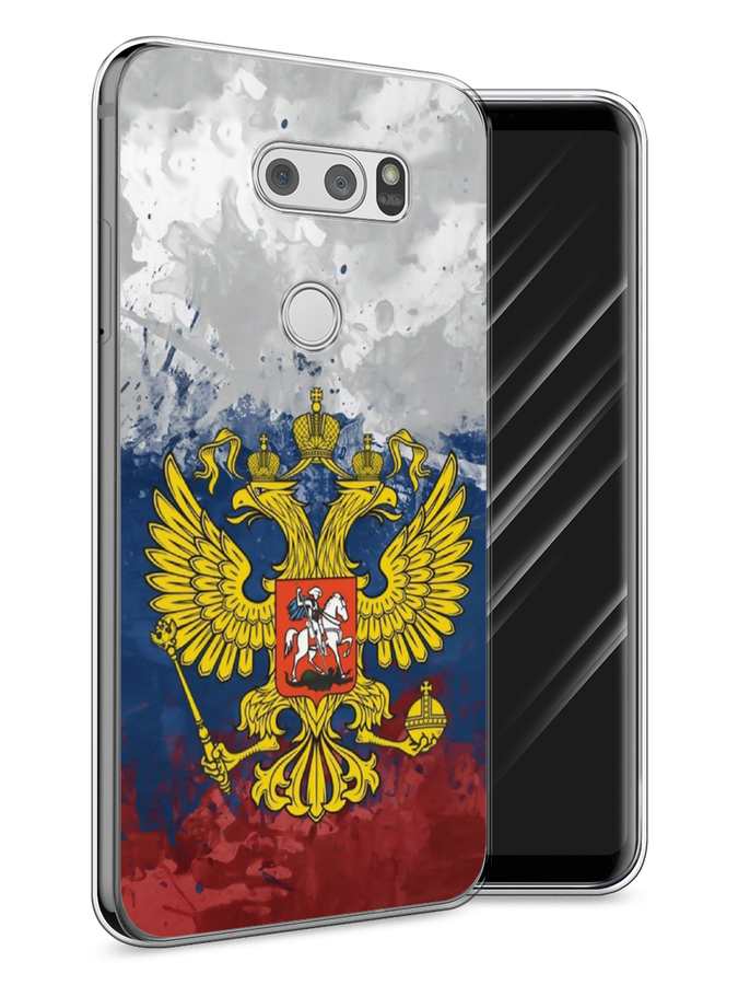 

Чехол Awog на LG V30 "РФ", Белый;синий;красный, 83050-5
