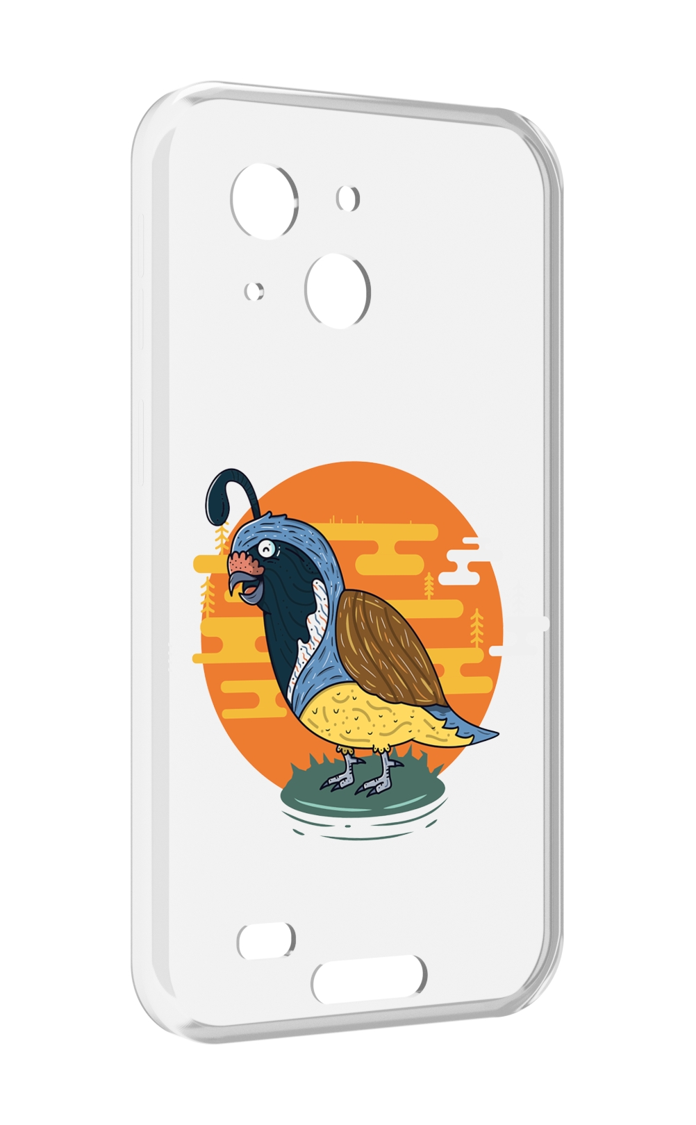 

Чехол MyPads попугай-на-острове для Oukitel WP20 / WP20 Pro, Прозрачный, Tocco