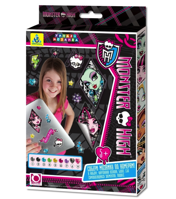 

Мозаика Astrel Games Monster High на наклейках 100273, 100273