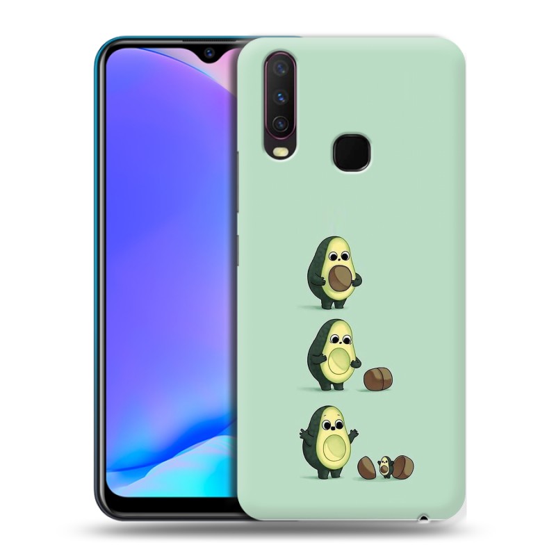 

Чехол для Vivo Y11/Vivo Y17 с рисунком и защитой камеры