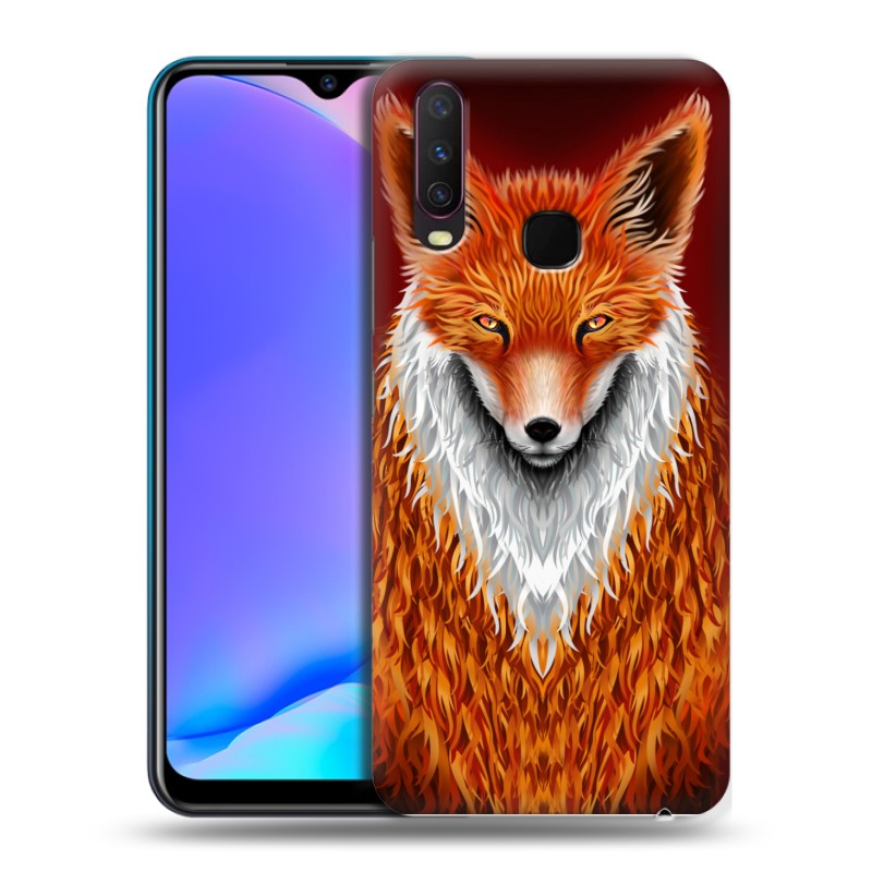 

Чехол для Vivo Y11/Vivo Y17 с рисунком и защитой камеры