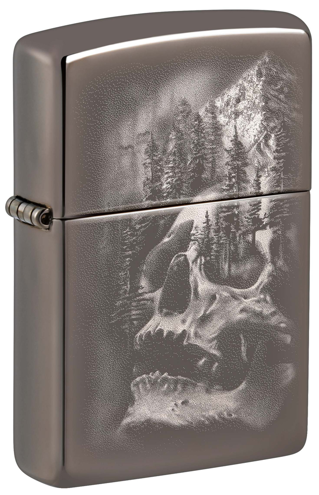 

Зажигалка ZIPPO Skull Design 49141, Черный, Skull Design