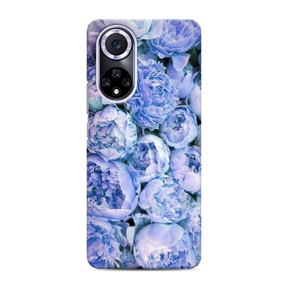 

Чехол Awog "Пионы голубые" для Huawei Nova 9, 6106120-6