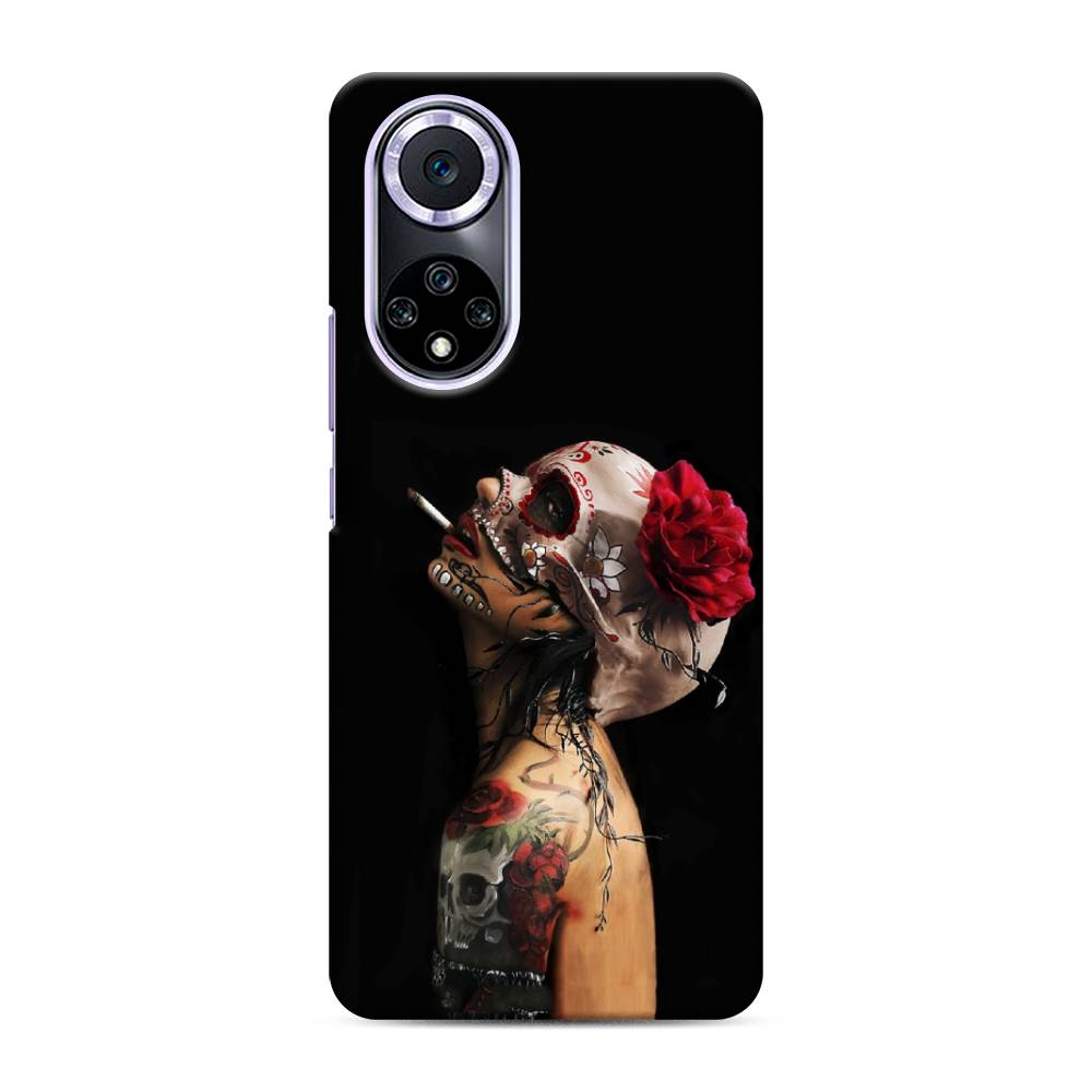 

Чехол Awog "Девушка с черепом" для Huawei Nova 9, 6106120-7